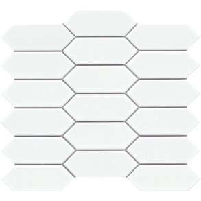 Ice Glossy Picket Mosaic - ceramic tile